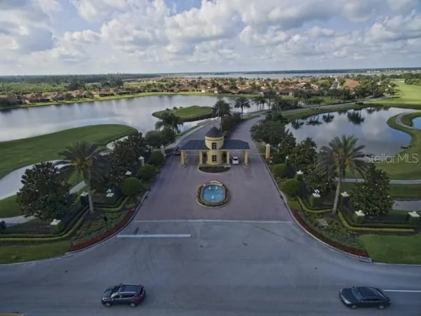 an aerial view of a
