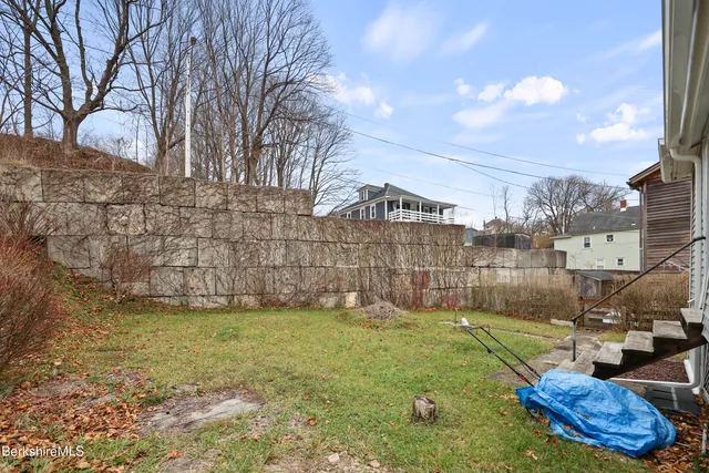 a backyard of a house