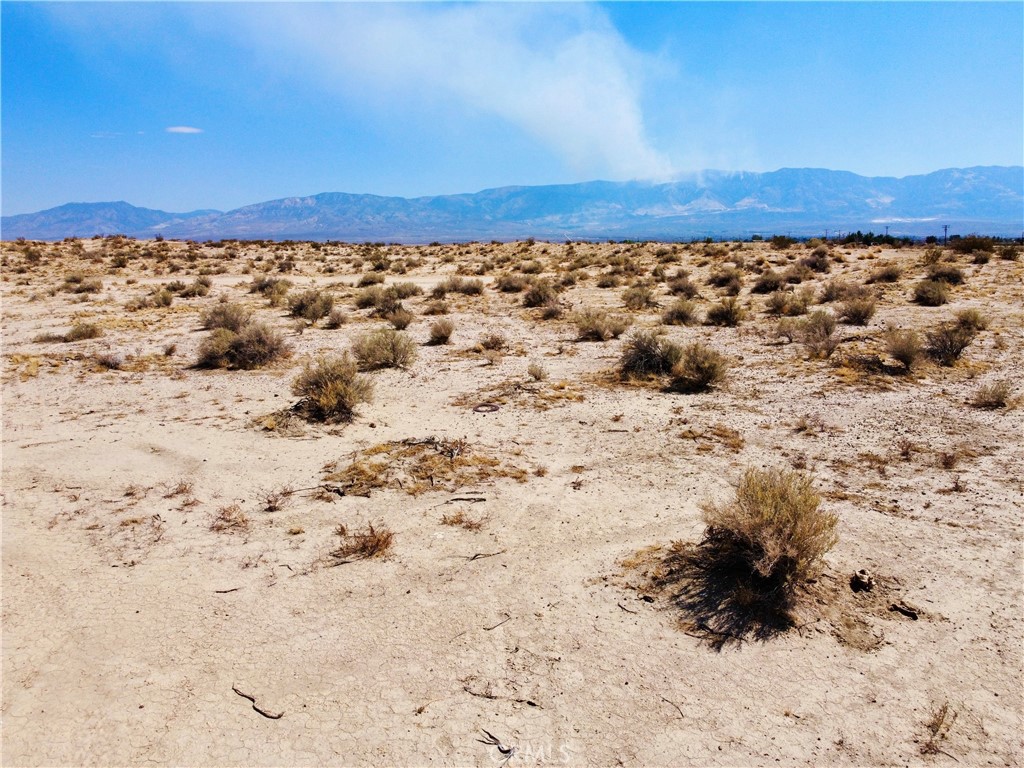 9 Camp Rock Road Lucerne Valley, CA 92356 - Photo 27 of 37 a view of a dry yard with a yard