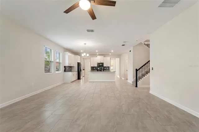 a view of an empty room