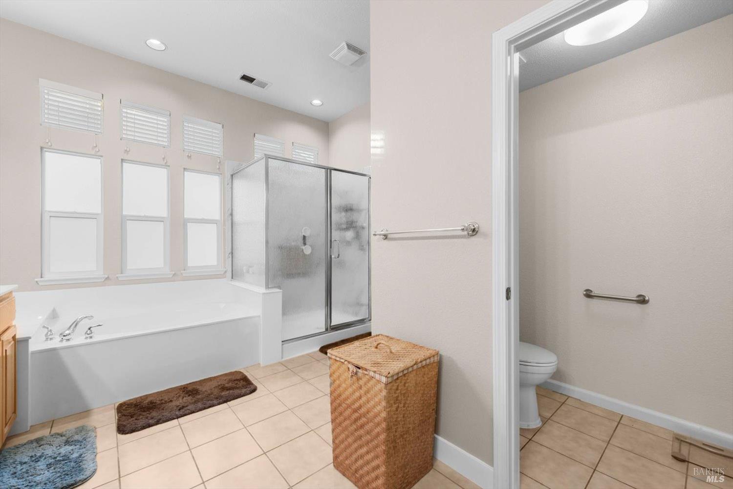 2121 St Andrews Drive Rio Vista, CA 94571 - Photo 26 of 53 a spacious bathroom with a tub shower and toilet