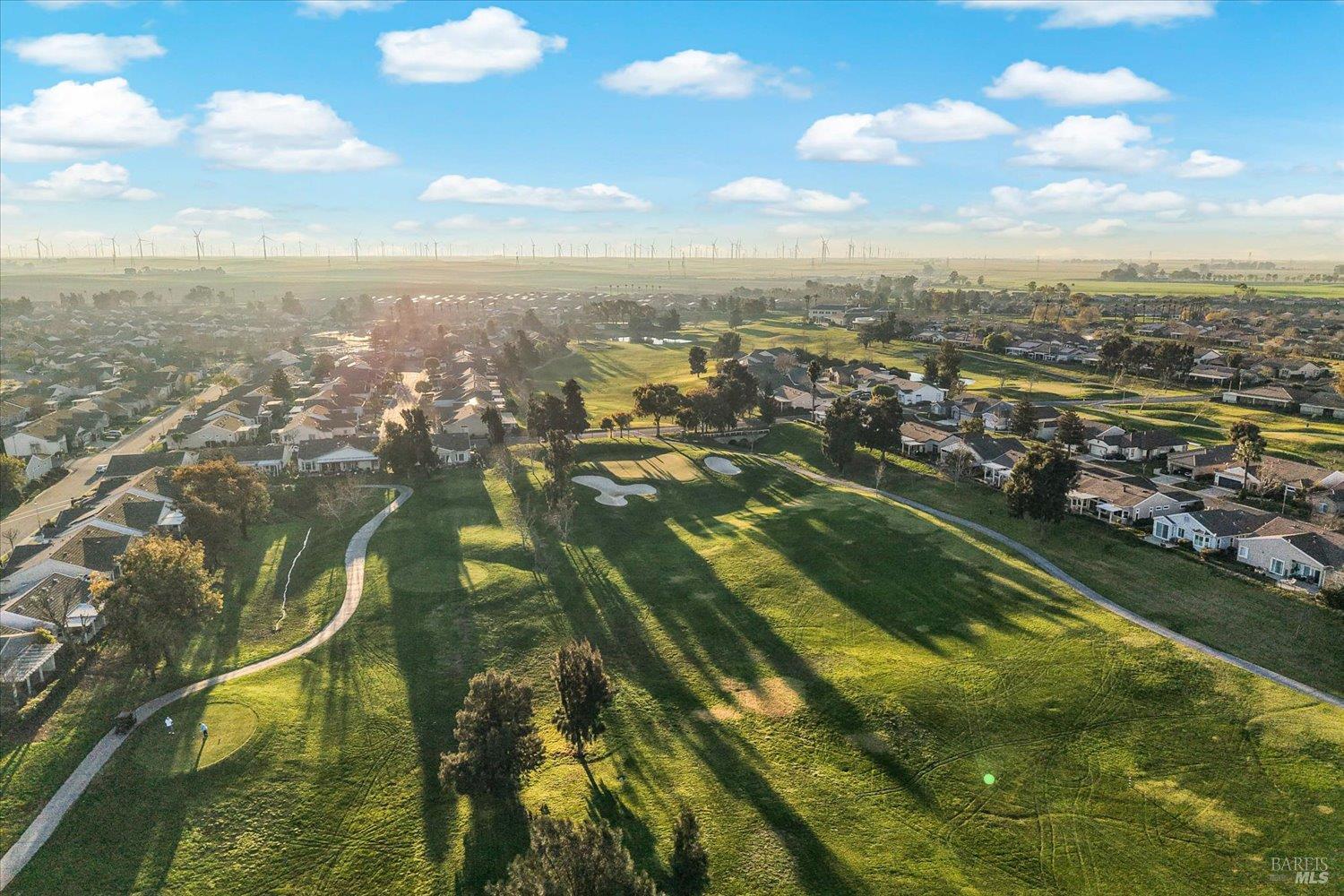 2121 St Andrews Drive Rio Vista, CA 94571 - Photo 51 of 53 an aerial view of residential houses with outdoor space and swimming pool