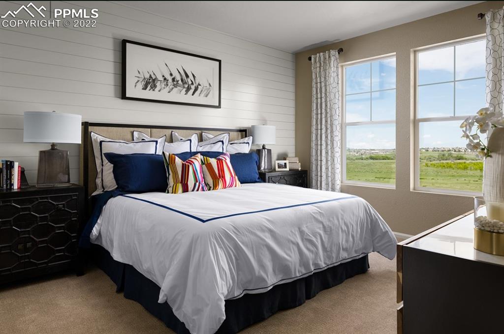 4365 Hidden Gulch Road Castle Rock, CO 80104 - Photo 2 of 5 a bedroom with a bed and window