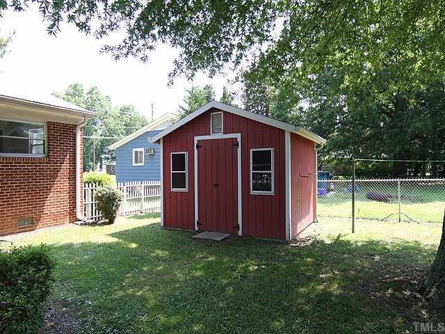 505 Fairfield Road Durham, NC 27704 - Photo 11 of 12 Storage Building for yard tools and mower!