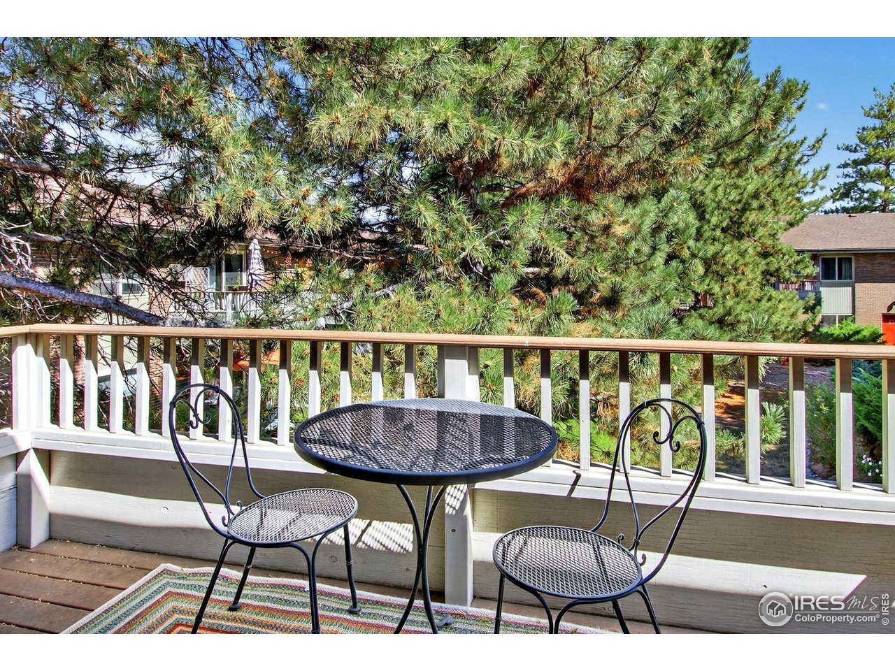 1895 Alpine Avenue, Unit 18 Boulder, CO 80304 - Photo 25 of 42 Balcony Overlooks Common Area