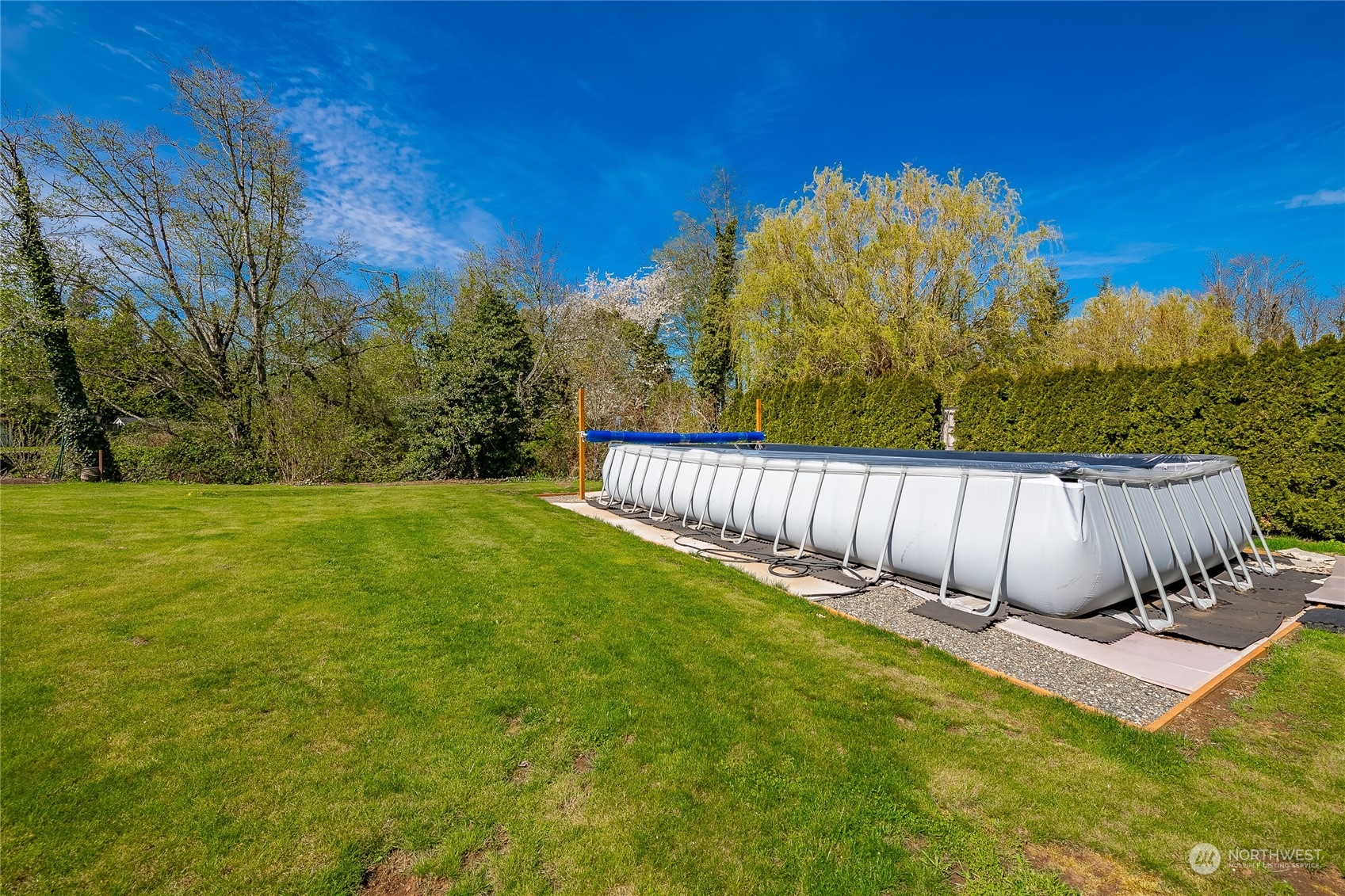 323 Edgewater Lane Lynden, WA 98264 - Photo 37 of 40 a view of a yard with a large tree
