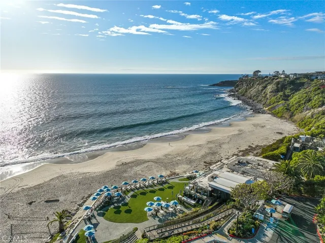 a view of beach and ocean
