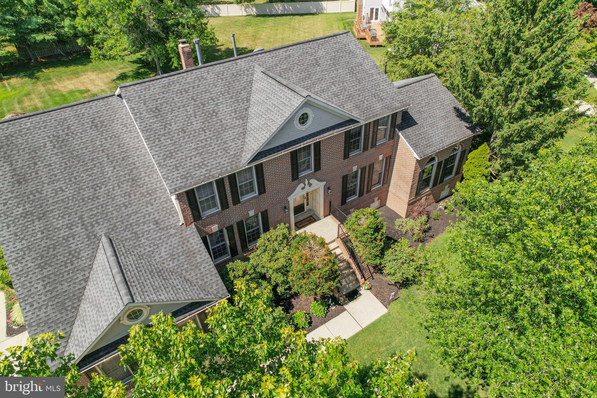 15 Byron Drive Mount Laurel, NJ 08054 - Photo 3 of 60 an aerial view of a house with a garden and plants