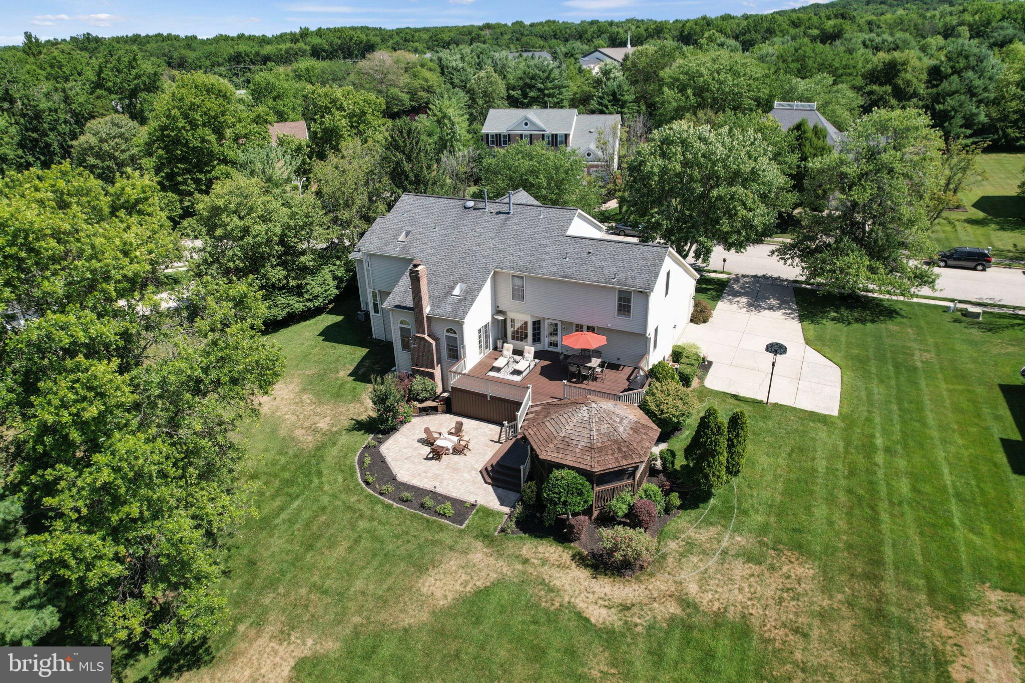15 Byron Drive Mount Laurel, NJ 08054 - Photo 55 of 60 an aerial view of a house with outdoor space patio and mountain view