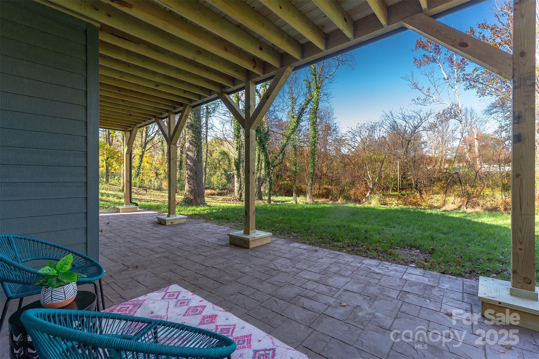 110 Providence Road Asheville, NC 28806 - Photo 29 of 36 a view of backyard with green space