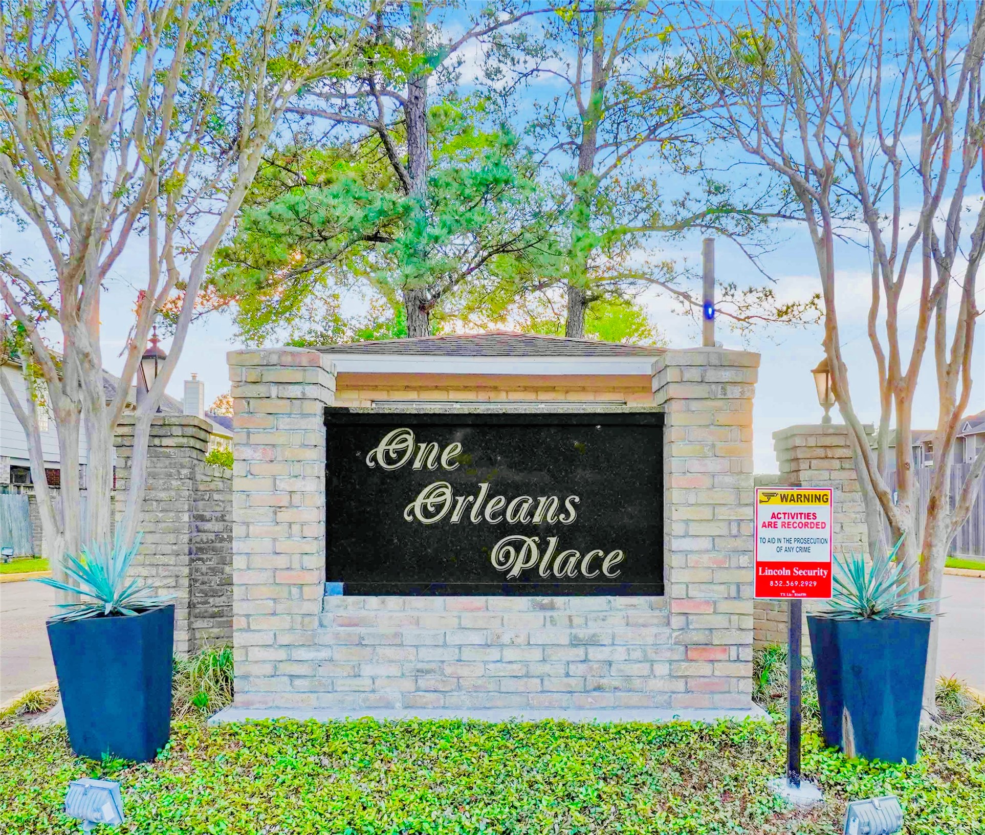 a sign on the side of a building