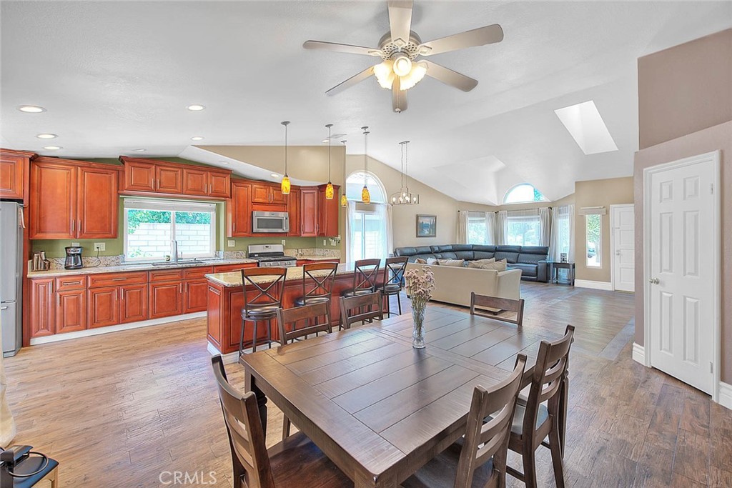3340 May Court Riverside, CA 92503 - Photo 15 of 67 a view of a dining room with furniture window and wooden floor