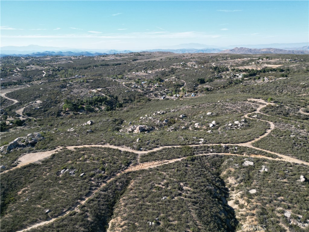 an aerial view of forest
