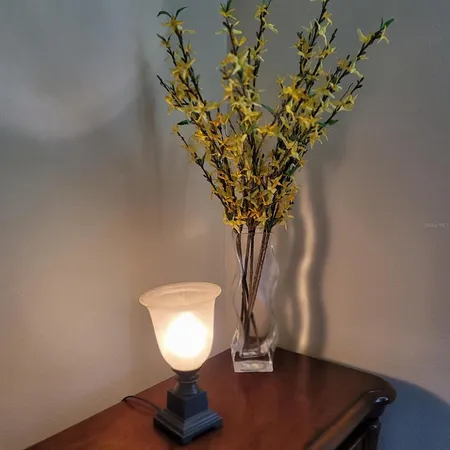 a vase of flowers sitting on a table