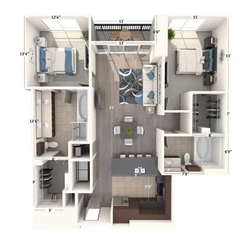 $3,684 | 101 Colorado Street, Unit 2701, Austin, TX 78701