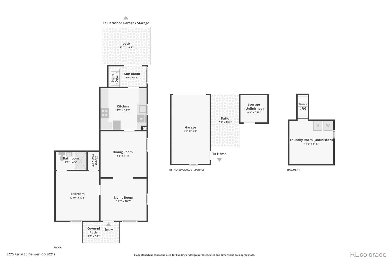 3275 Perry Street Denver, CO 80212 - Photo 38 of 38 a picture of a floor plan