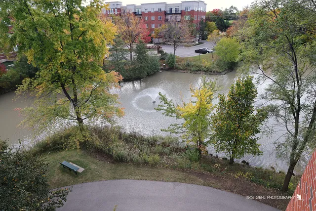 a view of parking garage