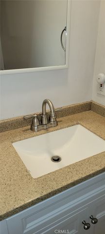 a close view of sink and tap