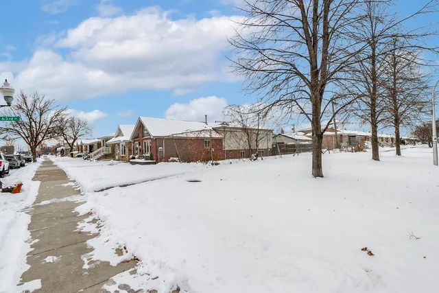 a view of snow covered with snow