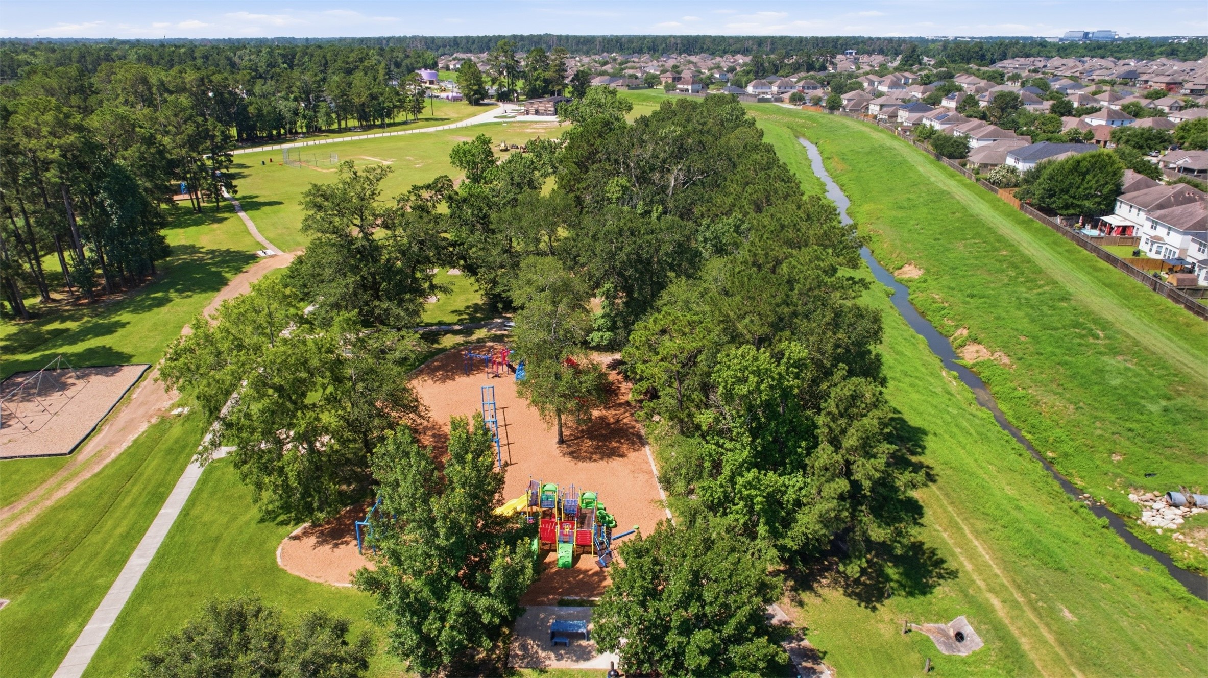 2446 Halstead Drive Spring, TX 77386 - Photo 45 of 45 Fox Springs Park playground & swings