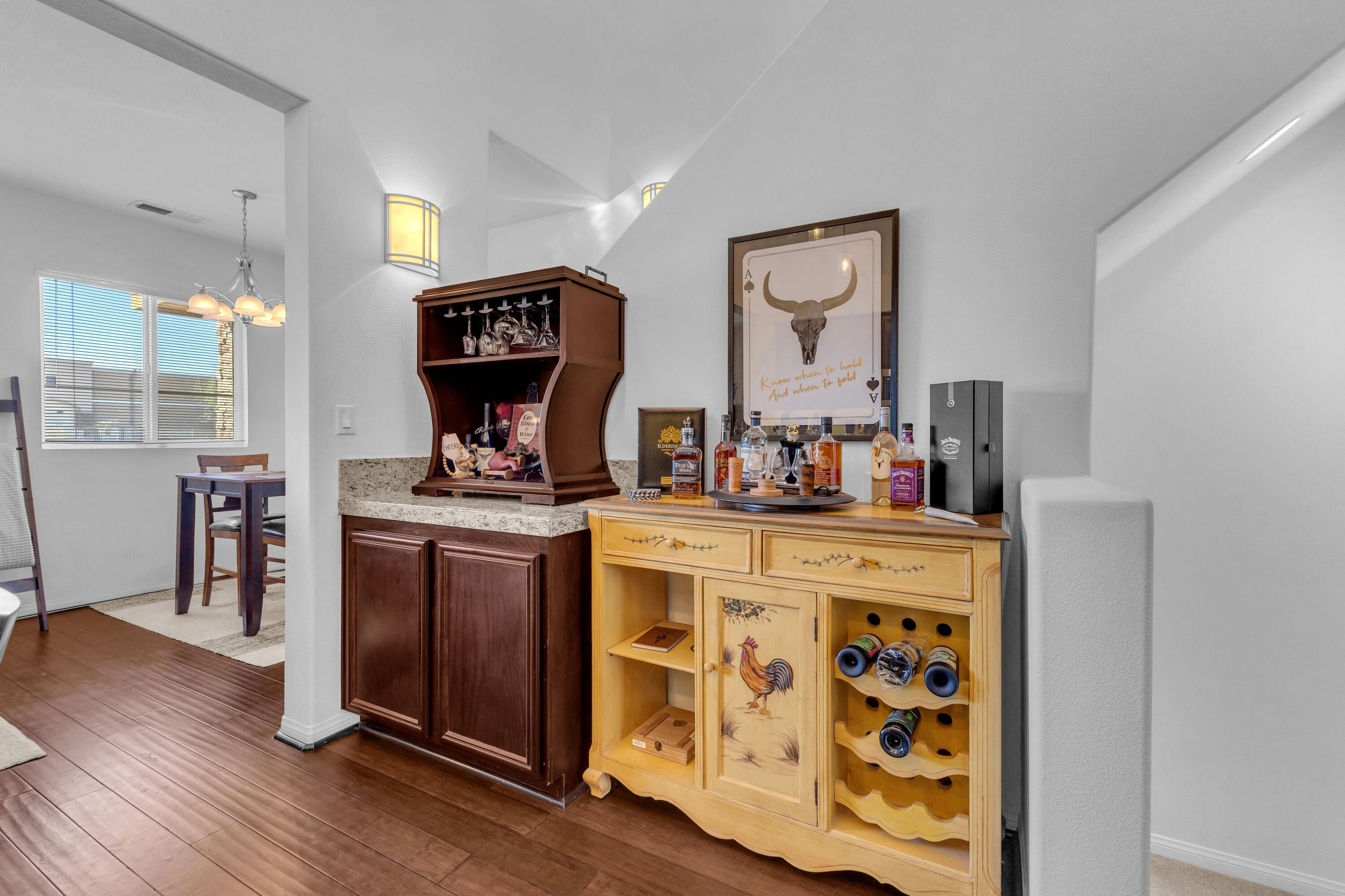 73268 Azure Rain, Unit 102 Palm Desert, CA 92211 - Photo 23 of 44 a kitchen with stainless steel appliances a stove a sink and a refrigerator