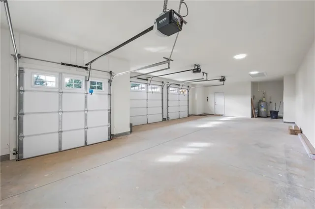 a view of a street with an outdoor space