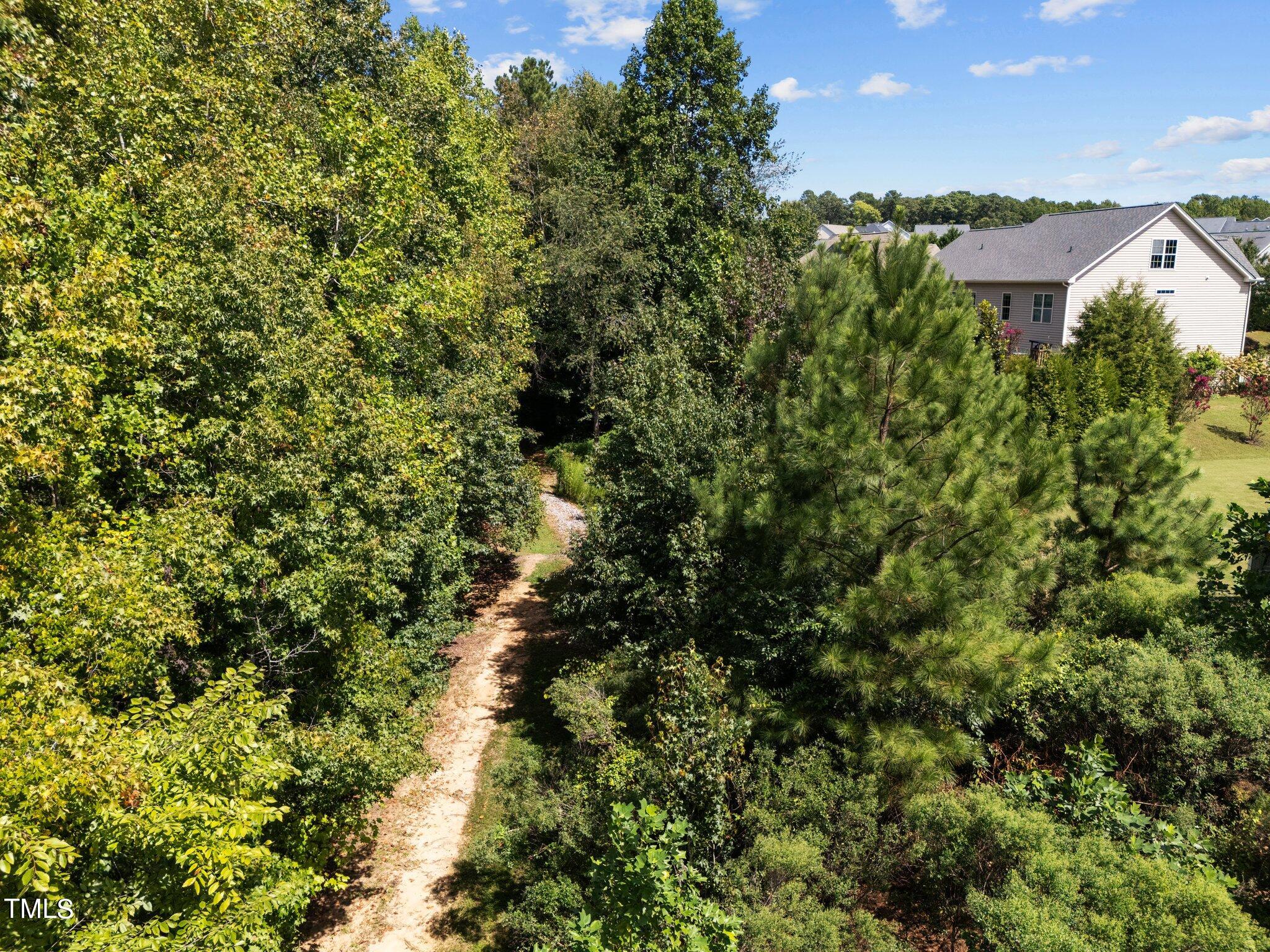 6900 Rex Road Holly Springs, NC 27540 - Photo 35 of 43 Walking trail behind the house