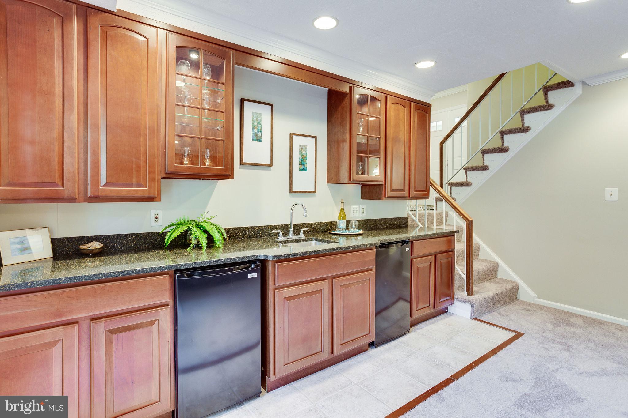 1833 Batten Hollow Road Vienna, VA 22182 - Photo 40 of 52 Family Room with Wet Bar