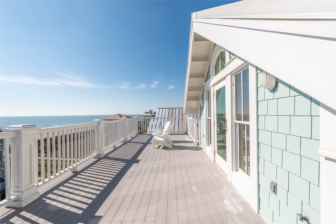 11610 Beachside Galveston, TX 77554 - Photo 42 of 50 The third-floor deck offers an additional spot to sip your morning coffee and enjoy Galveston’s iconic sunrises.