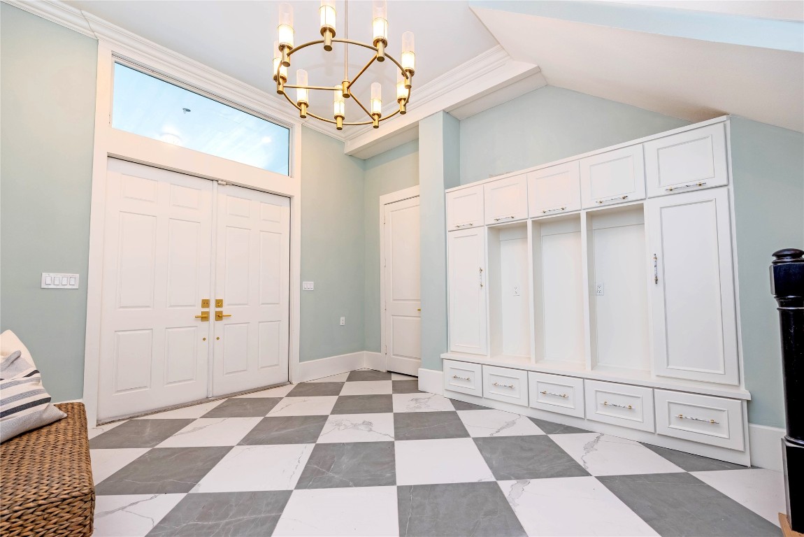 11610 Beachside Galveston, TX 77554 - Photo 6 of 50 a view of a bathroom with a black and white checkered floor