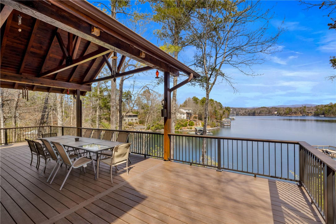 109 Deer Laurel Way Salem, SC 29676 - Photo 46 of 50 This spacious deck offers breathtaking water views and ample space for outdoor living.