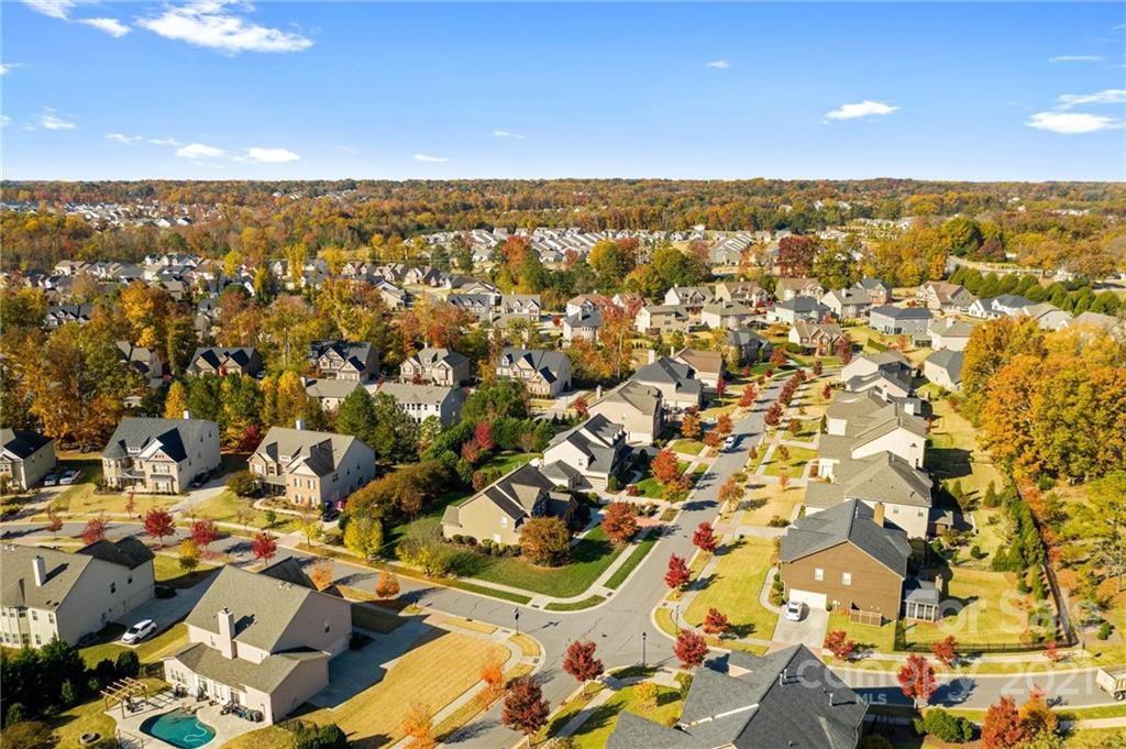 16024 Loch Raven Road Huntersville, NC 28078 - Photo 44 of 45 an aerial view of residential building and parking space