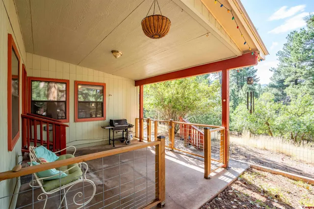 a room with furniture and a window