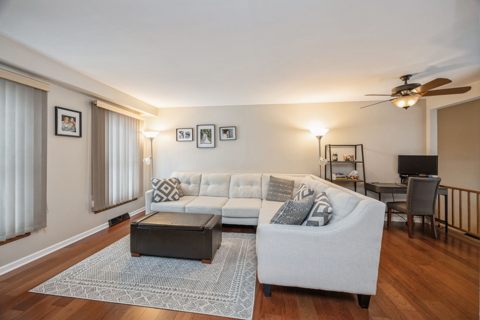 4425 Forest Avenue Brookfield, IL 60513 - Photo 3 of 12 a living room with furniture and a wooden floor