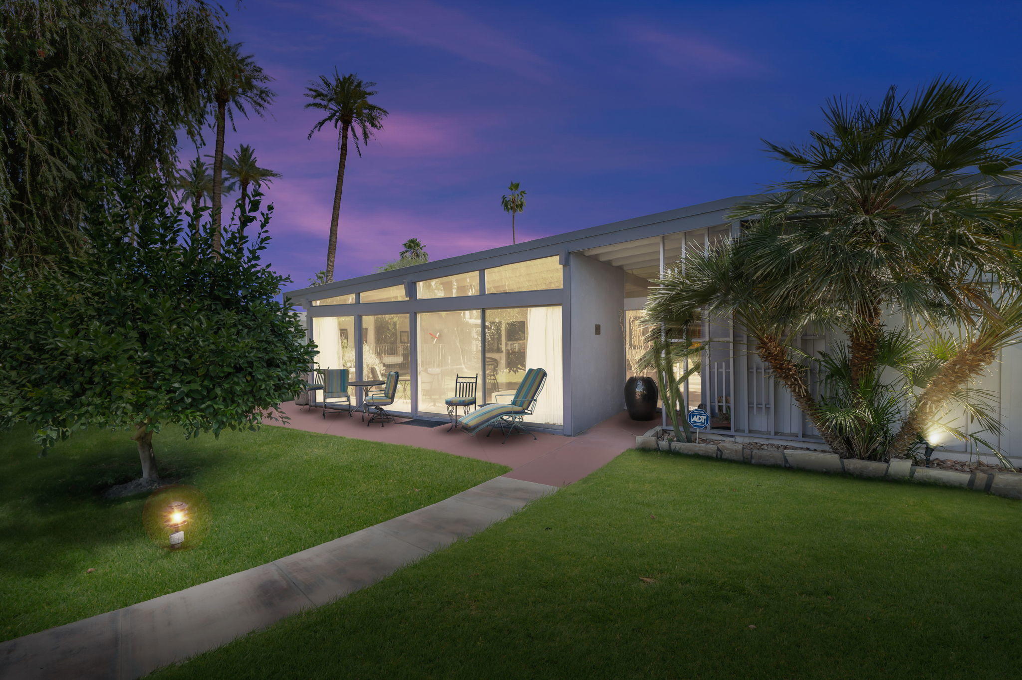 70418 Tamarisk Lane Rancho Mirage, CA 92270 - Photo 2 of 41 a swimming pool with outdoor seating and yard