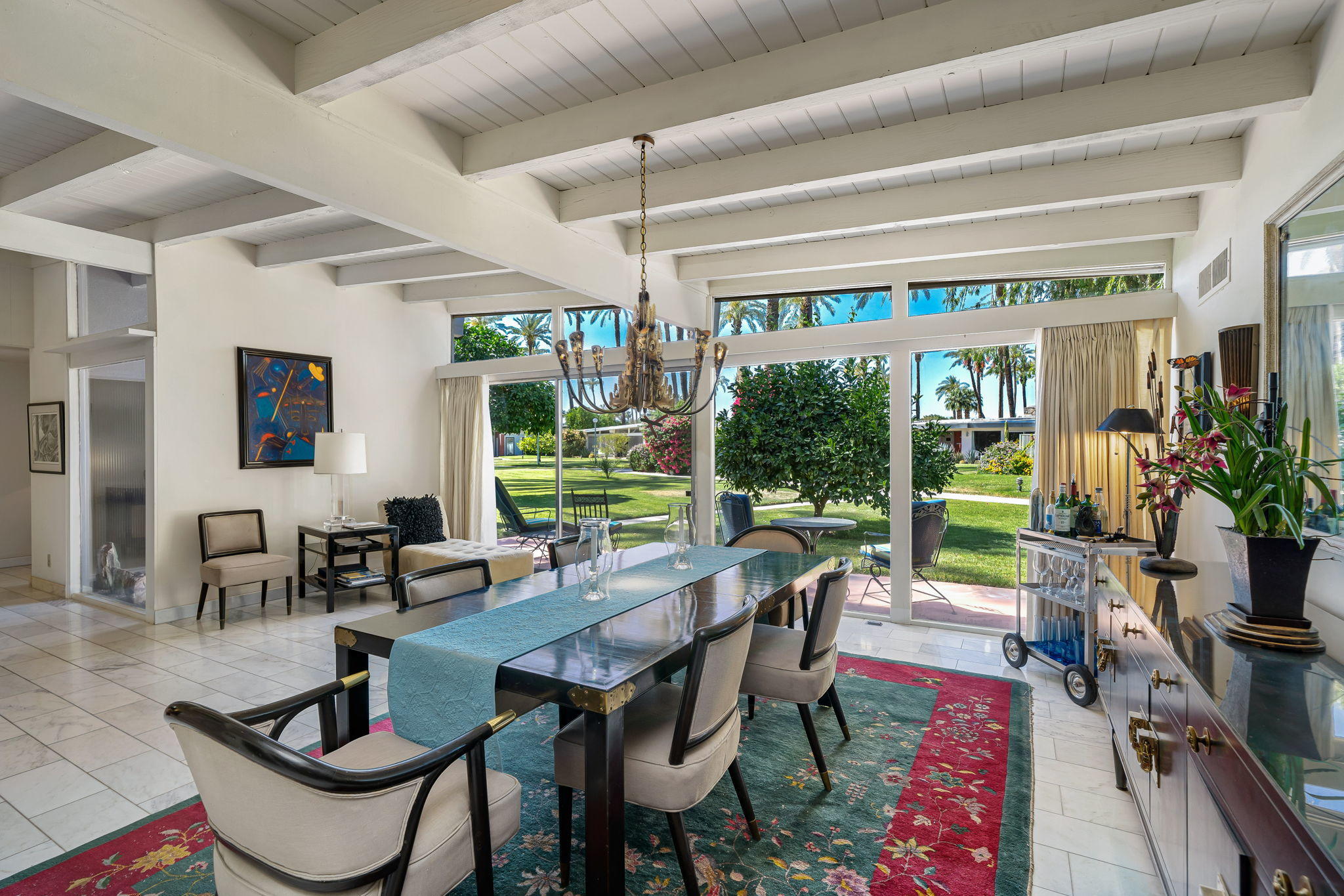 70418 Tamarisk Lane Rancho Mirage, CA 92270 - Photo 28 of 41 a view of a dining room with furniture window and outside view