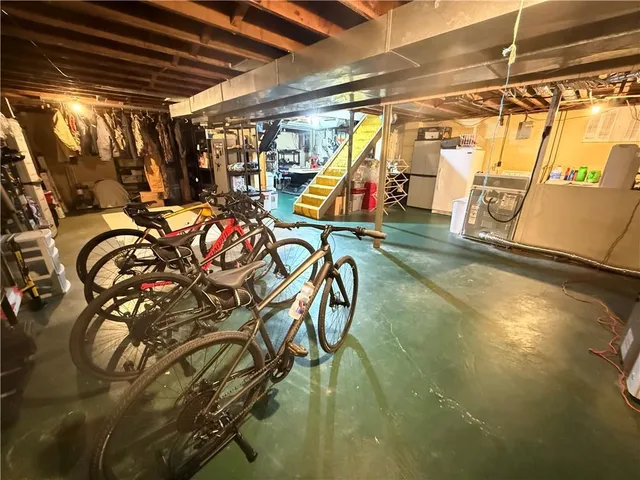 a view of storage and utility room