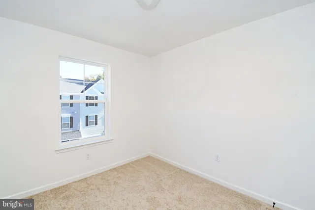 a view of a window in a room