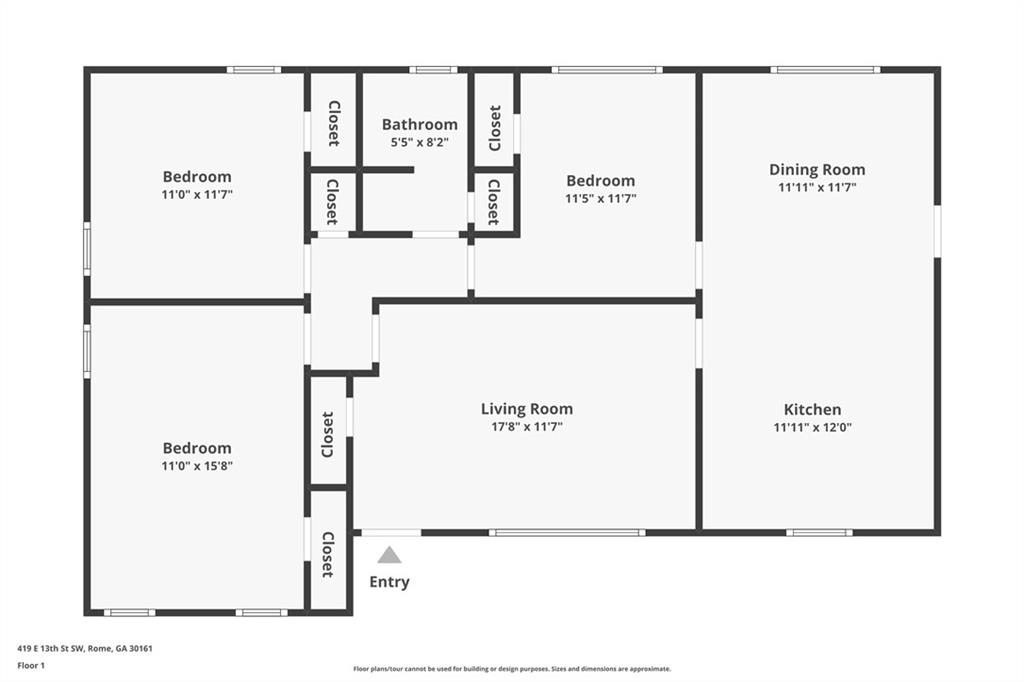 419 East 13th Street Rome, GA 30161 - Photo 27 of 27 a picture of a wall with a white and white refrigerator