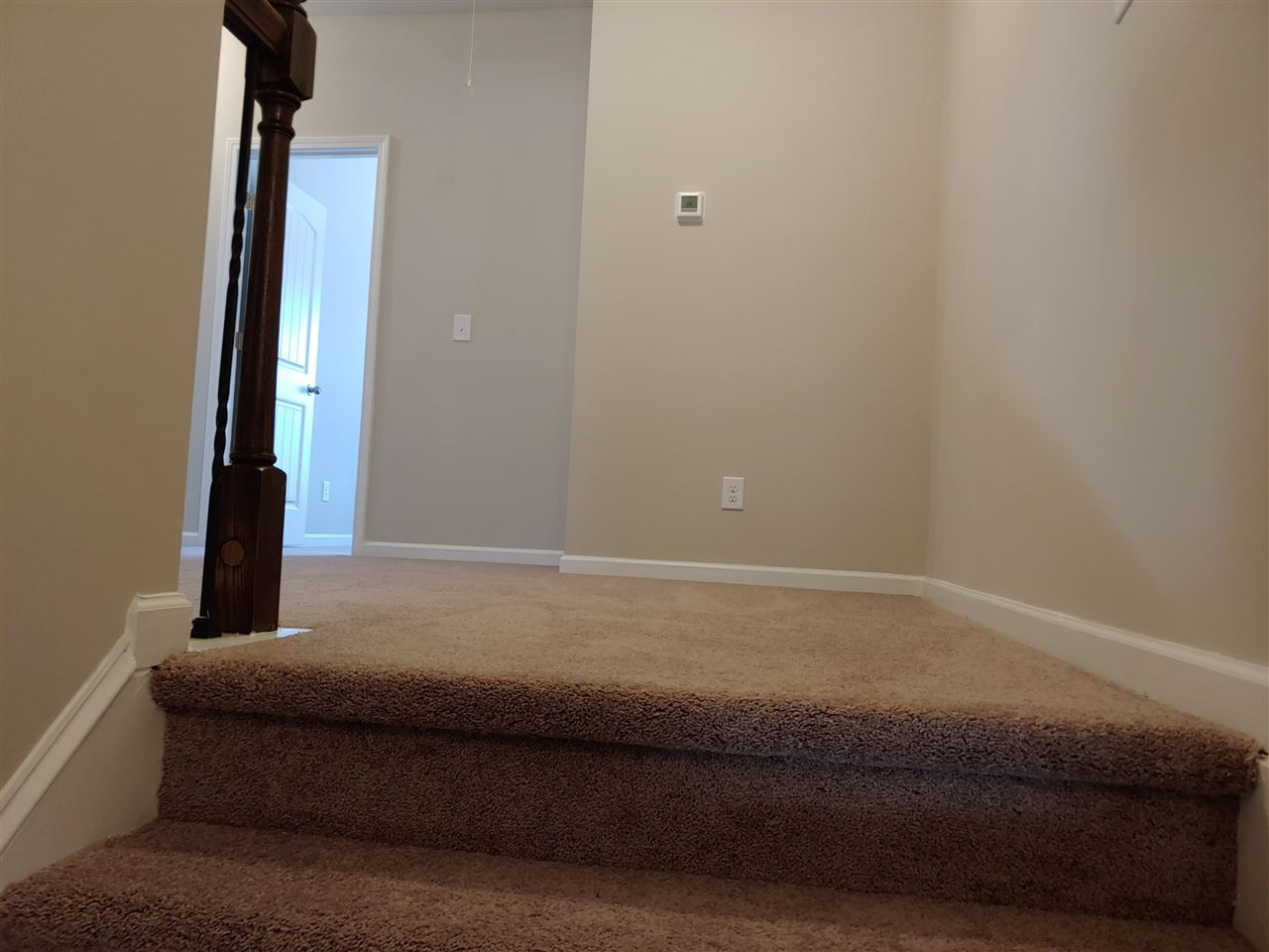 1204 Wingstem Place, Unit 2 Raleigh, NC 27607 - Photo 11 of 23 Tremendous Drop Area at the top of the Wide Staircase