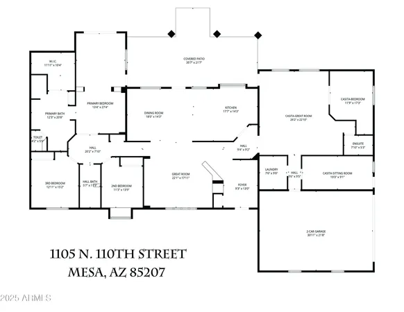 $995,000 | 1105 North 110th Street, Mesa, AZ 85207