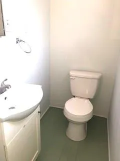 a view of backyard with cabin