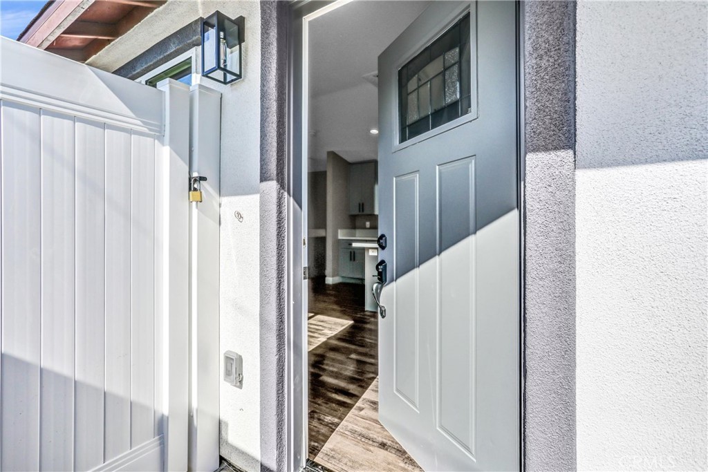 a view of a walk in closet