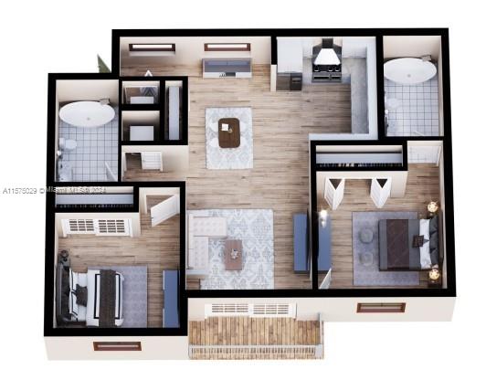 3095 Northwest 26th Street Miami, FL 33142 - Photo 4 of 4 a view of a brick building with glass windows