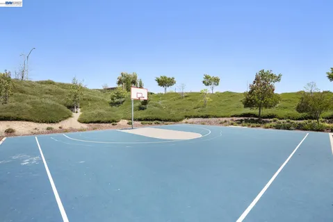 a view of a garden with an outdoor seating