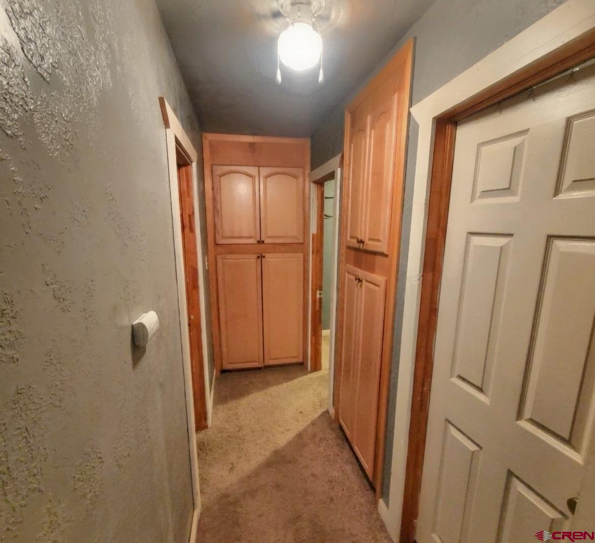 816 Main Street Manassa, CO 81141 - Photo 14 of 23 a view of a hallway with closet area