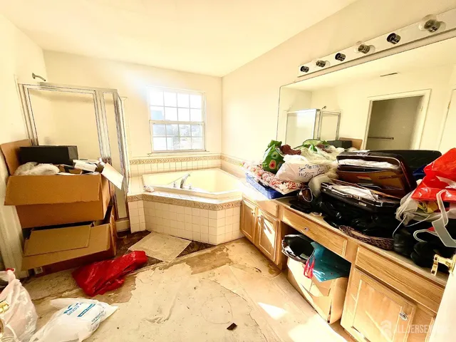 a very nice looking room with a large window