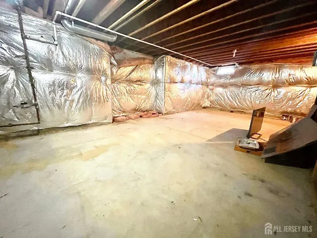 a view of a room with rack on the wall