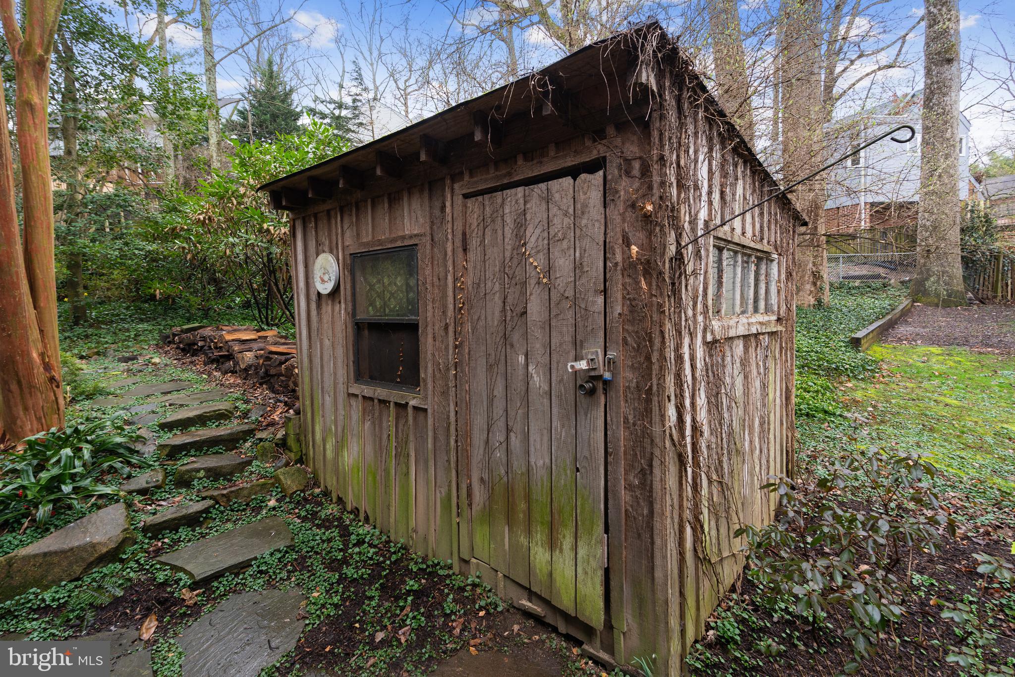 5305 Tuscarawas Road Bethesda, MD 20816 - Photo 60 of 72 Very old - but useful - gardening shed.