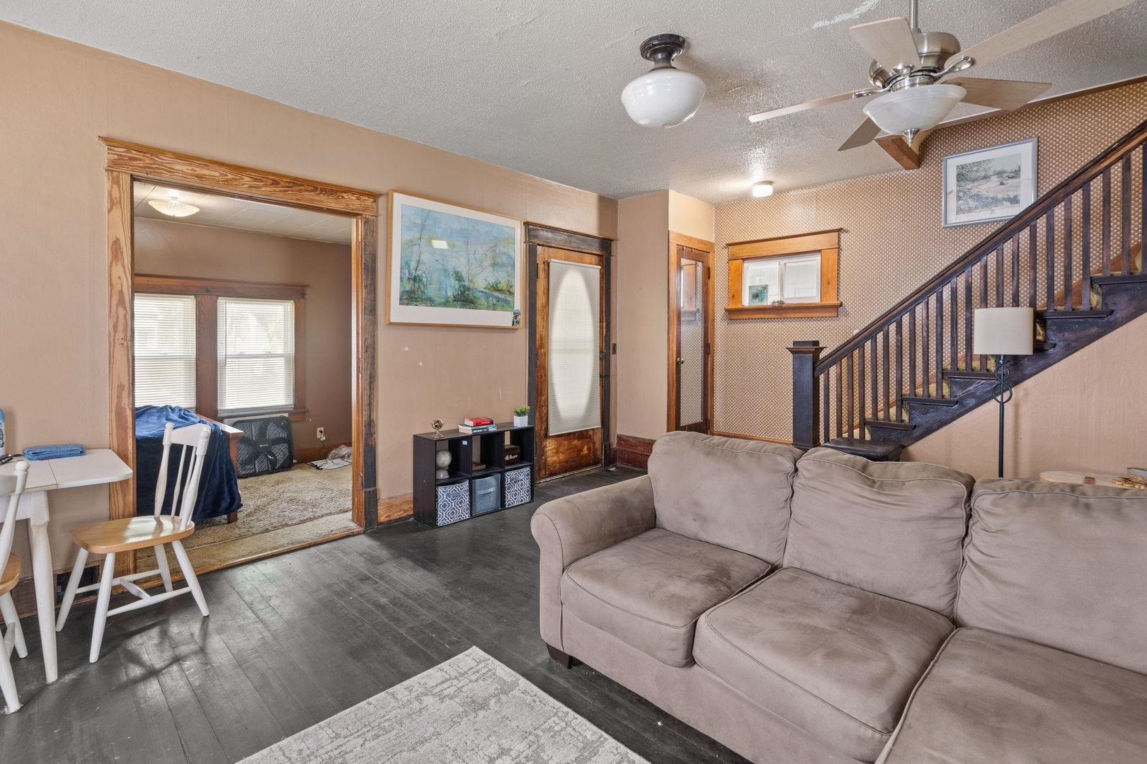 1721 28th Street Rock Island, IL 61201 - Photo 12 of 27 a living room with furniture and wooden floor